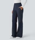 Halara Flex™ DayStretch Mid Rise Side Zipper Pocket Work Flare Pants