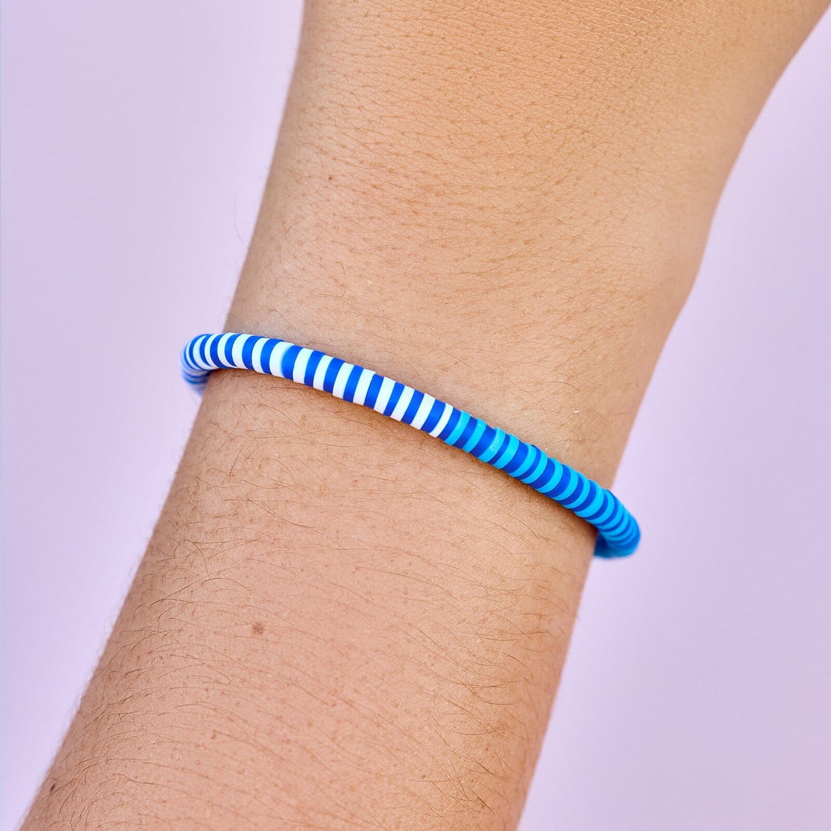 Cornflower Seascape Stretch Bracelet