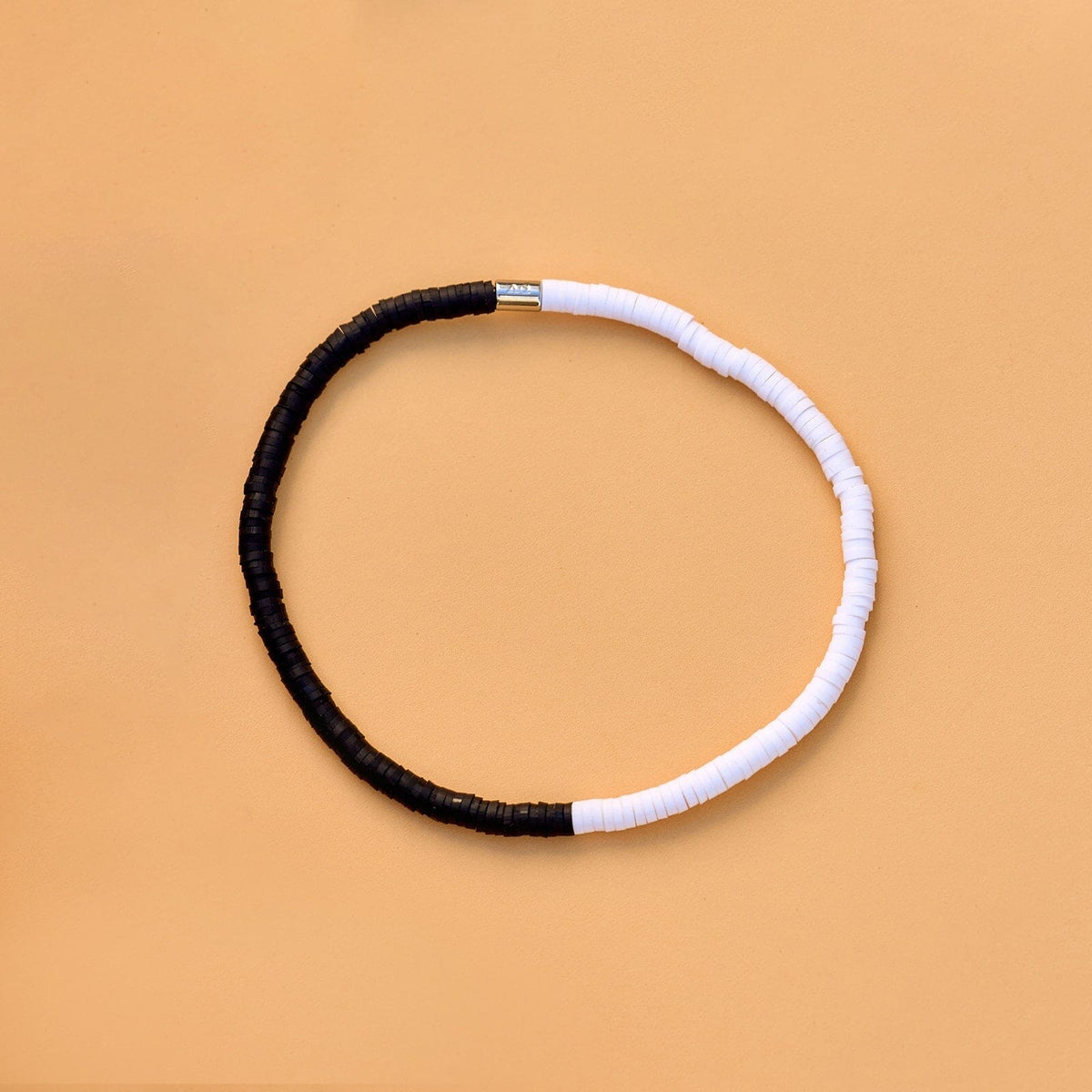 Black & White Seascape Stretch Anklet