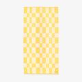 Yellow & White Checkerboard Towel