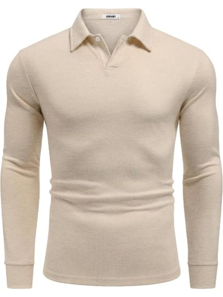 Modern V-Neck Knit Polo Sweater (US Only)