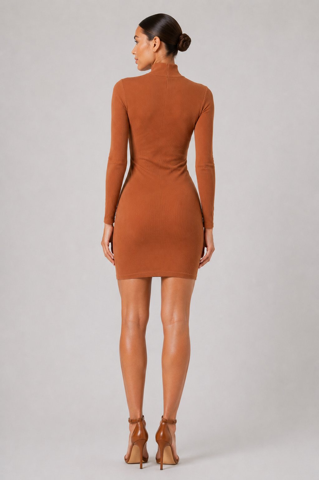 The Ribbed Zip Dress