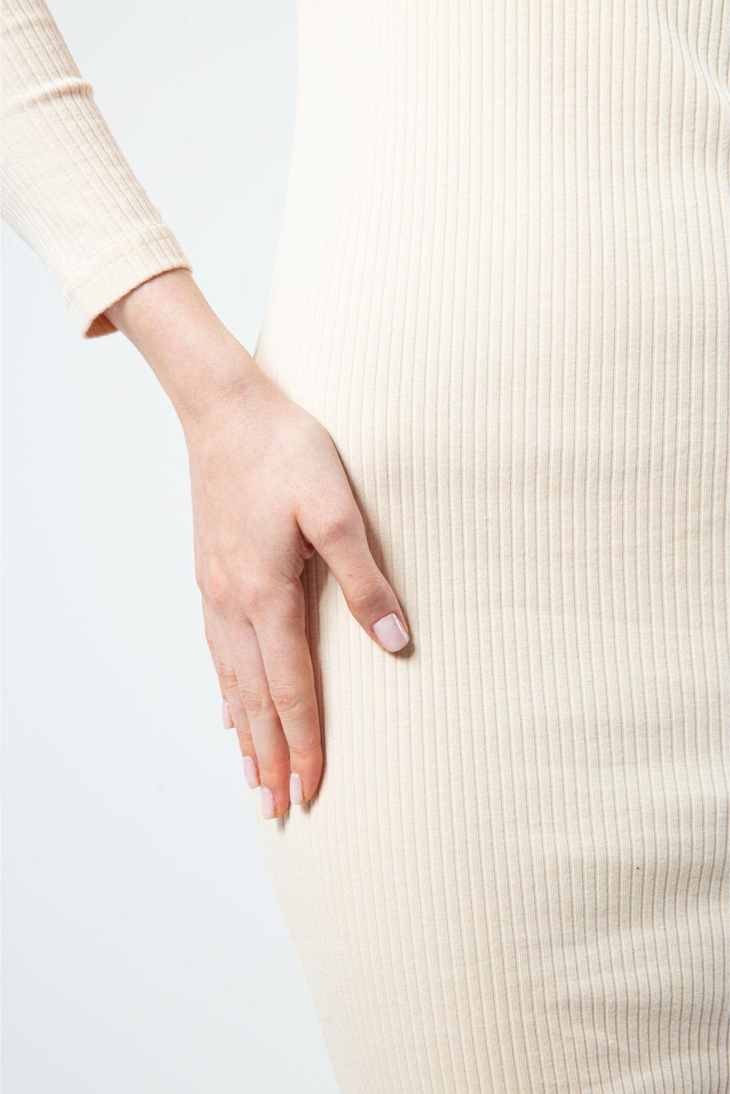 The Ribbed Zip Dress