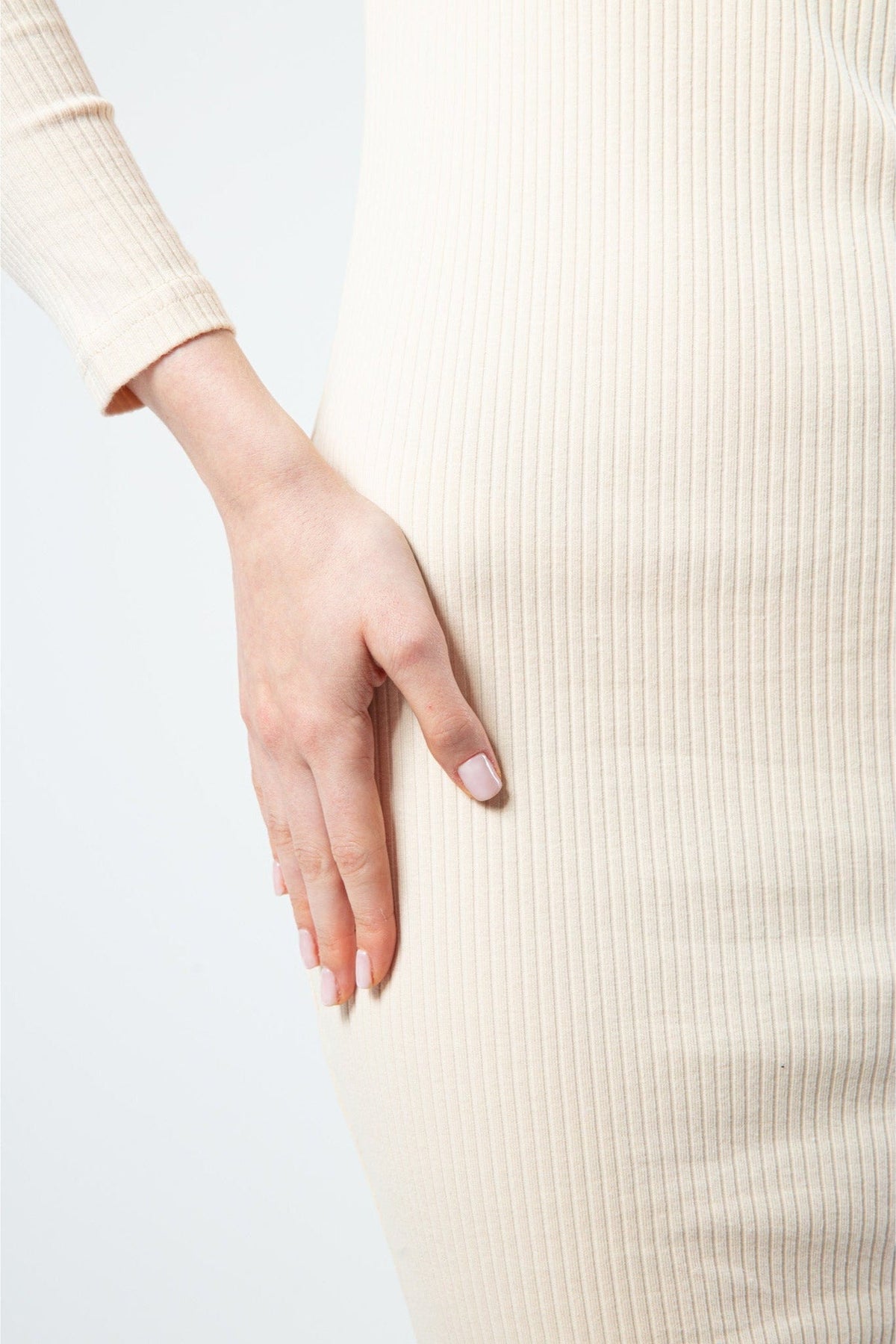 The Ribbed Zip Dress